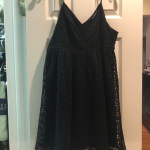 Black express lace dress